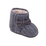 Tonsee ベビーシューズ スノーブーツ 歩行サポート 防寒対策 ベビー ファーストシューズ (11cm, グレー)