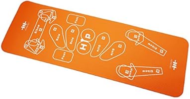 HOMETRY(ホームトライ) 全身エクササイズ トレーニングマット オレンジ 厚さ8mm 加圧トレーニングPCCS STATION監修 F002