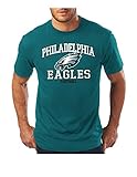 NFL Philadelphia EaglesメンズGreatnessプログラム半袖ベーシックTシャツ、スモール、Marineグリーン