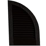 Vantage 2114017002 Louvered Shutter Cap/Pair 002, Black [並行輸入品]