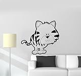 壁ビニールステッカーデカールKitten Pet Toy Children Cartoon Cute Kids vs459