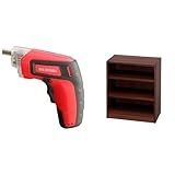『電動ドライバー 充電式 RD110-R レッド』と『ラック スペースフィット 幅50×奥行29×高さ60cm ウォールナット S-SFR6050』のセット