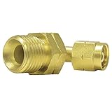 Uniweld F29L Brass Welding Handle Adaptor "A" to "B" from "A" Connection LH to "B" Hose Nut LH [並行輸入