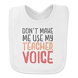 私の教師の声を面白く使ってはいけないベイビービブ - ホワイト