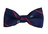 ファッションデザインさ調節可能なネックボウタイ・ボーイズ蝶ネクタイ[ダークブルー、B]