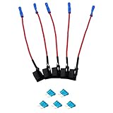 monkeyjack 5個15 A追加回路ヒューズをキットタップPiggy Backミニブレードヒューズホルダー