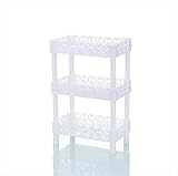 物品棚 バスルーム棚プラスチック製オフィス収納棚ラック収納棚キッチン収納 ( Color : 2 )