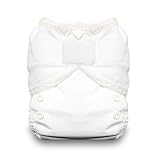 Thirsties Duo Wrap Diaper Cover with Hook and Loop, White, Size 1 by Thirsties [並行輸入品]