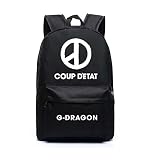 韓流グッズ BIGBANG GD ビッグバン ファッション 可愛 VIP バッグ リュックサック (ブラック)