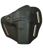 East.A シルエットホルスター パンケーキタイプ 牛革製・ブラック No.215-BK グロック用