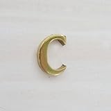 ゴージャスに輝く! 真鍮アルファベット c