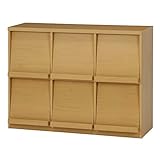 不二貿易(Fujiboeki) ディスプレイラック ナチュラル 幅119×39cm レガール 【2梱包】 86048