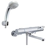LIXIL(リクシル) INAX 浴室用 サーモスタット付シャワーバス水栓 凍結防止水抜き仕様 BF-WM145TNSB