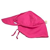アイプレイ Iplay 帽子 Mサイズ サンウェア フラップ付 紫外線防止 UVカット キャップ? 737101 ホットピンク Sun Wear Flap Sun Protection Hat for