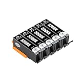 【pomme】 BCI-330PGBK ブラック 顔料 お得な5本セット キヤノン対応 互換インク 残量表示機能付 ISO14001/ISO9001認証工場 (BCI-330 331)