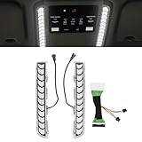 KMONDER 新型アルファード40系 ヴェルファイア40系 LEDフロントルームランプ フロントルームイルミ LEDルームランプ トヨタ 4段階調光 アクセサリー 内装 (昼光色のみ)