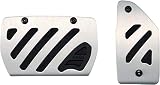 カーメイト(CARMATE) RAZO アルミ&ラバーペダル アクア ヴィッツ ルーミー コペン タント ムーヴキャンバス 等 コンパクトカー 軽自動車 AT車 CVT車 ヘアライン調 RP140