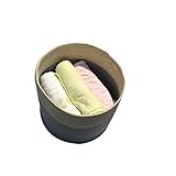 XXLジャンボおもちゃストレージコットンロープバスケットHamper with Invisibleハンドル L グレー