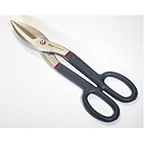 Clauss Titanium Bonded Tin Snips With Cushion Grip, Grey, 12" [並行輸入品]