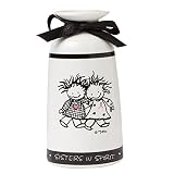 Enesco Children of The Inner Light Sis/Spirit Cancer Awareness Vase [並行輸入品]