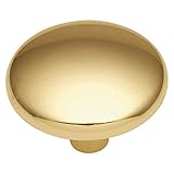 Hickory Hardware P214-3 1-1/8-Inch Sunnyside Knob, Polished Brass [並行輸入品]