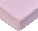2 x PINK Cot Bed Fitted Sheet,100% Cotton - Size:70 x140cm