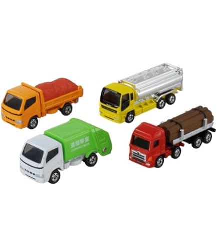 Amazon | トミカ ギフト ギガ&エルフ トラックセット | ミニカー・ダイ