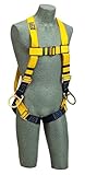 3M DBI-SALA Delta 1105400 Full Body Harness, Back And Side D-Rings, Parachute Buckle Leg Straps, X-L