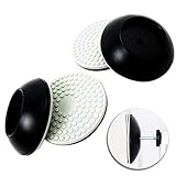 ING STYLE ウォールセーバー 壁を傷付けない！ストッパー機能でズレない！4個セット (ブラック)