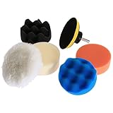 7枚/セット 電動ドリル スポンジパッド　カー研磨用　カーにワックスを塗る 3インチ