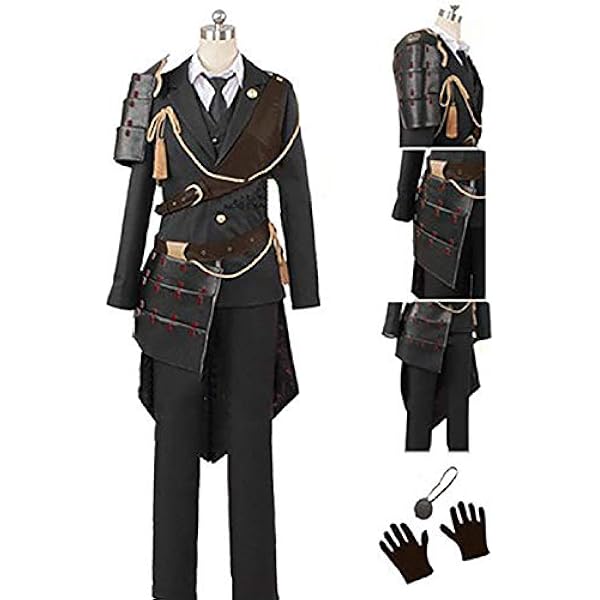 燭台切光忠 ／ 戦闘服 ／ L Amazon.co.jp: [yuanyi] 刀剣乱舞-ONLINE-燭台切光忠コスプレ