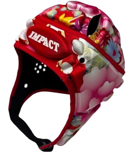 IMPACT V2 Premium Vented JAPAN FLOWER RED blkヘッドキャップ