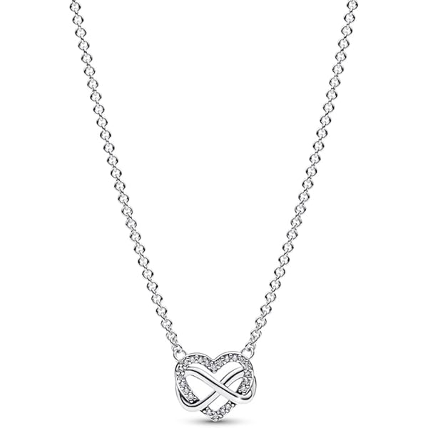Pandora シルバーハートネックレス エレベイテッド ハート ネックレス （シルバー）（ネックレス