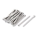 uxcell セルフタッピングねじ セルフドリルネジ カウンターシンク セルフタッピングねじ 25個入り