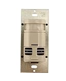 Leviton OSSMT-MDG Ultrasonic/Infrared Wall Switch Sensor, Gray [並行輸入品]