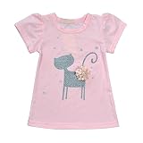子供Tシャツ Tシャツ&スカート 猫柄 花飾り チュール 女の子 綿 可愛い 半袖 夏 キッズ ベビー 上下セット
