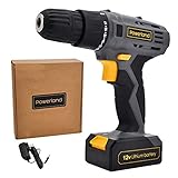 パワーランド(powerland) ドリルドライバー 充電式コードレス 12Vリチウムイオン電池 正逆転 照明機能 D018