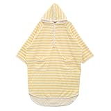 犬印 INUJIRUSHI ママとベビーの一緒にお風呂上り バスローブチュニック(YE-イエロー、ML)