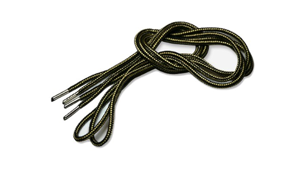 black leather boot laces