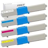 バウストア OKI TNR-C4JK1 TNR-C4JC1 TNR-C4JM1 TNR-C4JY1 残量表示対応 互換トナーカートリッジ 4色セット COREFIDO C301dn