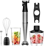 QOOQOOGE(クークージ) ハンドブレンダー 離乳食 ブレンダー 1台7役 【鍋キズ防止】 電動 ミキサー 氷・肉・果物・野菜 泡立て器 ジューサー フードプロセッサー 調理器具 ハンドミキサー