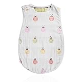 TEPSMIGO スリーパー 夏用 | 綿100% 6重ガーゼ ベビー 出産祝いスリーパー 高品質スリーパー ベビーサイズ ギフト