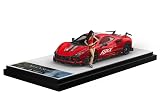 1/64 aurora model tributo Mansory マンソリー フェラーリ F8XX 赤 フィギュア付き [並行輸入品]