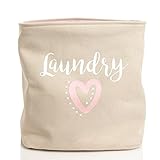 Pink Heart 21 Laundry Hamper- XXLarge | Nursery Room Storage Bin [並行輸入品]