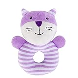 動物人形かわいい動物形状ソフトコットンリングベルおもちゃベビーRattle for Kids Infant Newborns