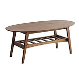 EMT-2577BR 市場家具 ichiba emo. surf Table エモ リビング テーブル ソファーテーブル ローテーブル リビングテーブル ウォールナット ブラウン オシャレ 【送料無料】