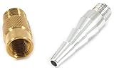Forney 75355 Air Nozzle, Tapered Inflator with 1/8-Inch Male Adapter, 2-Pack [並行輸入品]