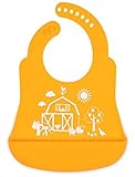 Brinware 'Barnyard Friends' Catch-All Silicone Bib with Pocket by Brinware [並行輸入品]