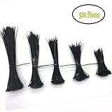 MAYMII 500ピースケーブルZip Ties forホームオフィスガレージワークショップ、4、6、8,10,12 inches