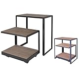 サイドテーブル キャスター デュオ 天然木 木製 日本製 face frames&amp;sonse キャスター付きサイドテーブル